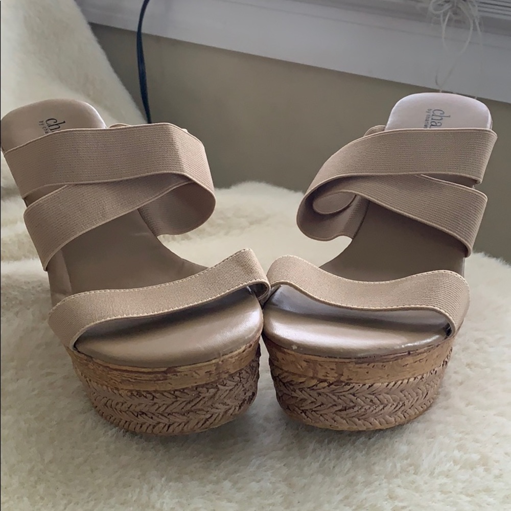 Charles slide on wedges